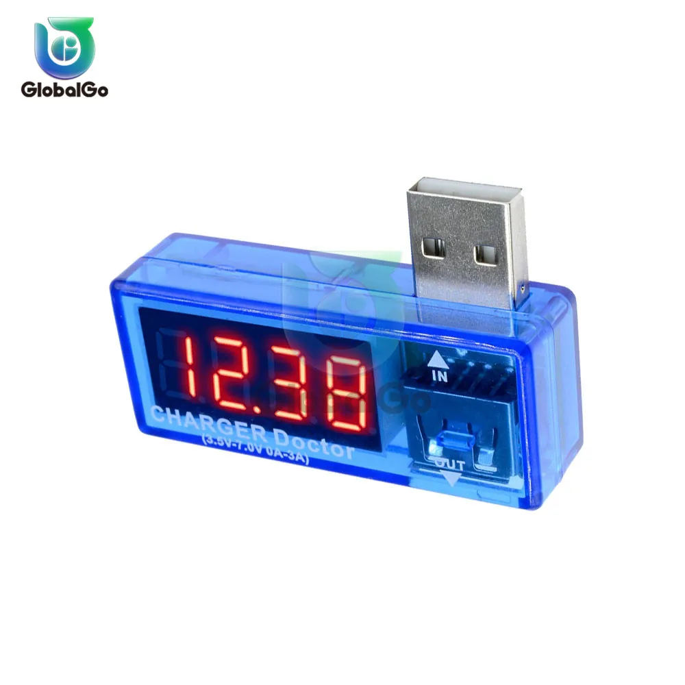 Цифровой USB мобильное зарядное устройство измеритель напряжения тока Смарт