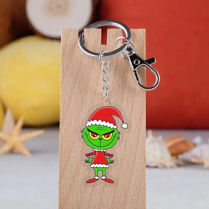 Американский фильм Grinch мультяшная фигура акриловый держатель для автомобильных
