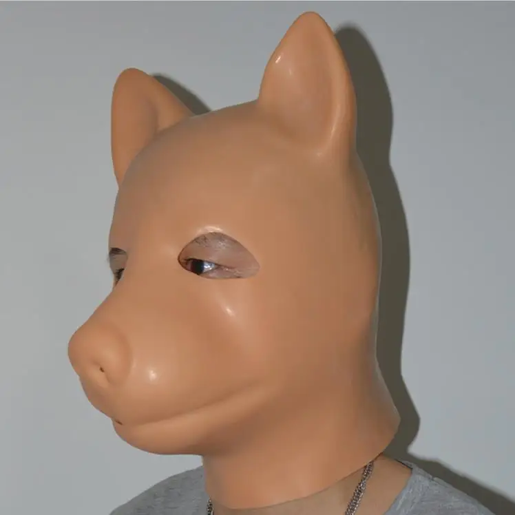 

Latex Mask Skin Rubber Dog Mask Cosplay Dog Mask