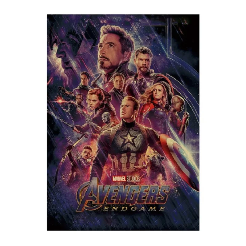 1416 Мстители 4: эндигра/Герой Marvel Comics/крафт-бумага/Бар плакат/наклейки на стену/Ретро плакат/декоративная живопись 51x35,5 см