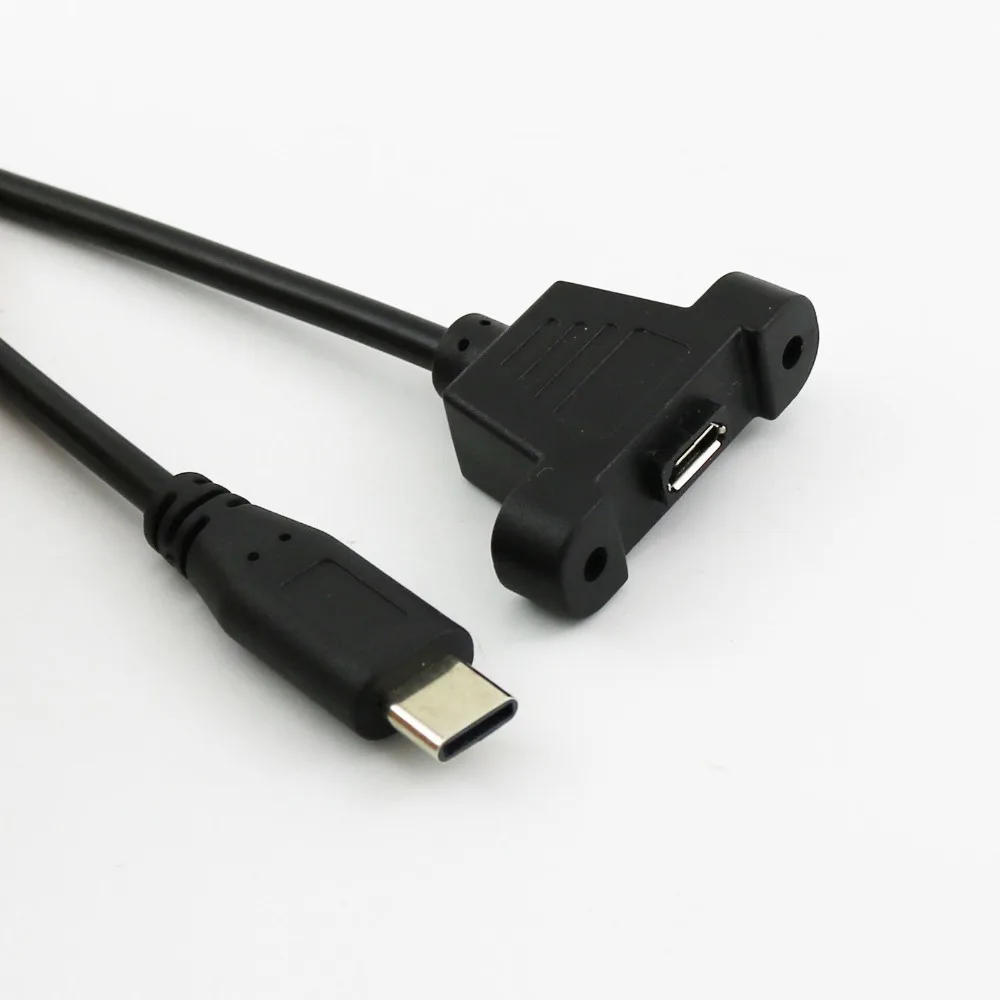 10 шт. кабель для передачи данных 3 1 типа C папа-USB 2 0 Micro 5 Pin мама 50 см | Компьютеры и