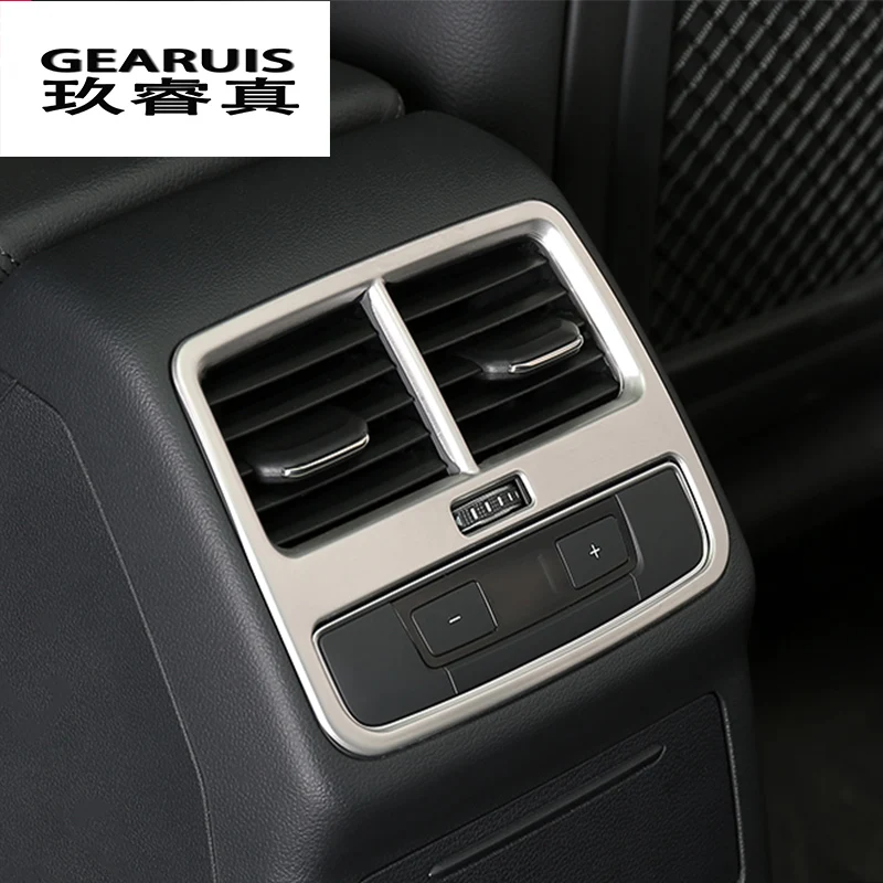 Автомобильная задняя рамка кондиционера Декор крышка AC вентиляционные