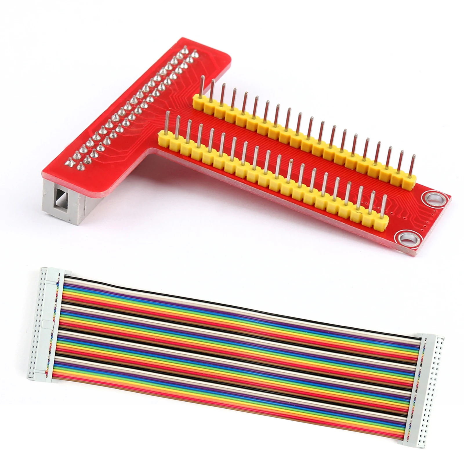 Плата расширения Raspberry Pi B + T type GPIO кабель 40P для 3 2 Model +|Аксессуары