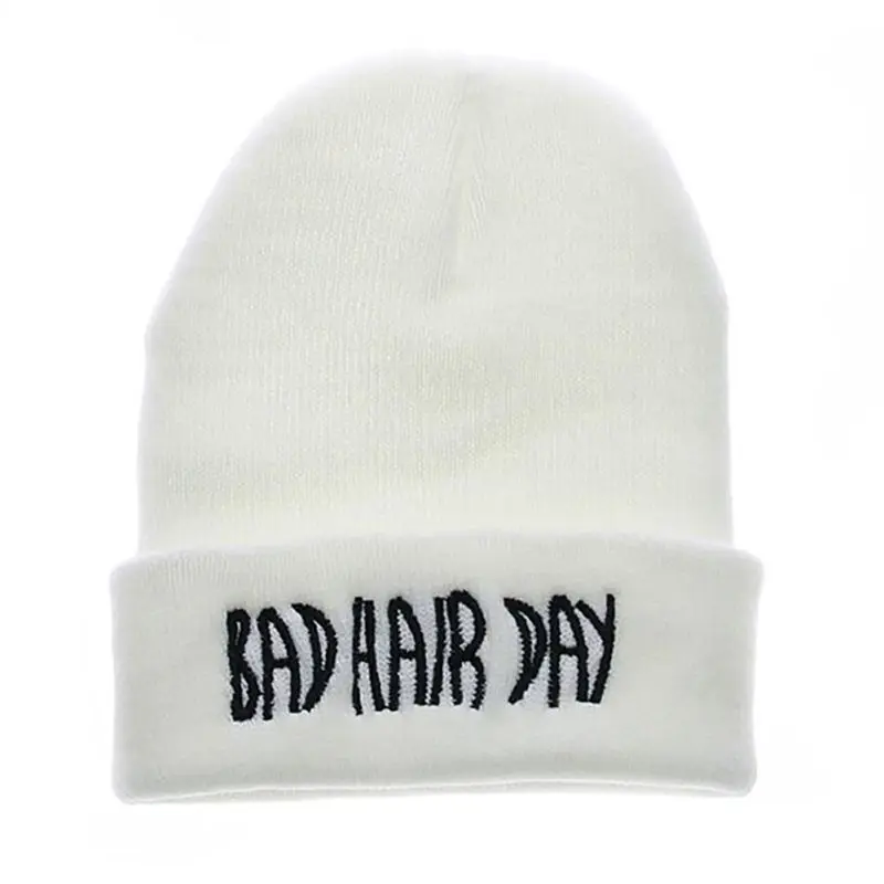 

Baby Hat Knitted Letter Embroidery Hemming Casual Caps 0-8Y Boys Girls Hats Cute Autumn Winter Kids