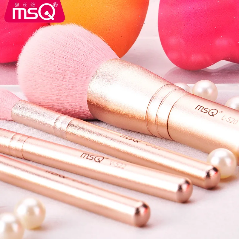 MSQ 4 шт. мини кисти для макияжа набор теней век кистей pincel maquiagem мягкие