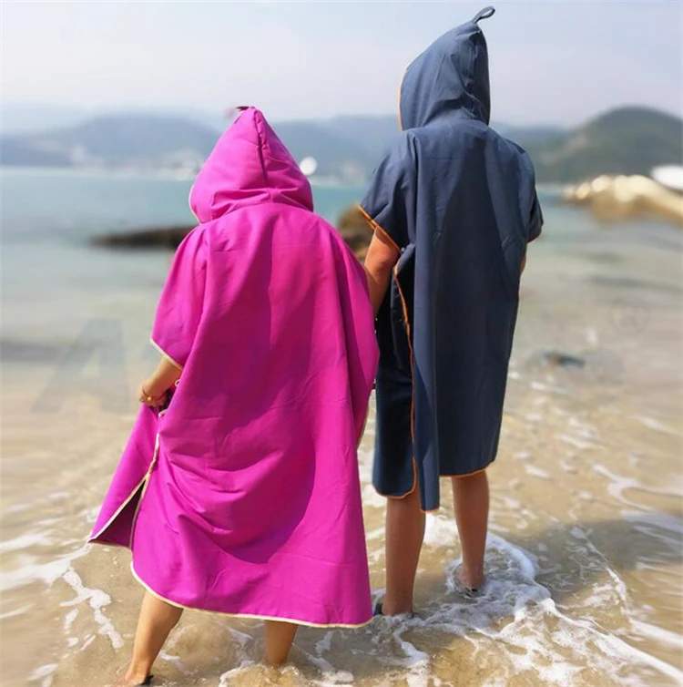 Adults, children, beach bathrobes, fast drying, windbreak, bathing suits, diving cloaks, fast drying cloaks, water absorbing