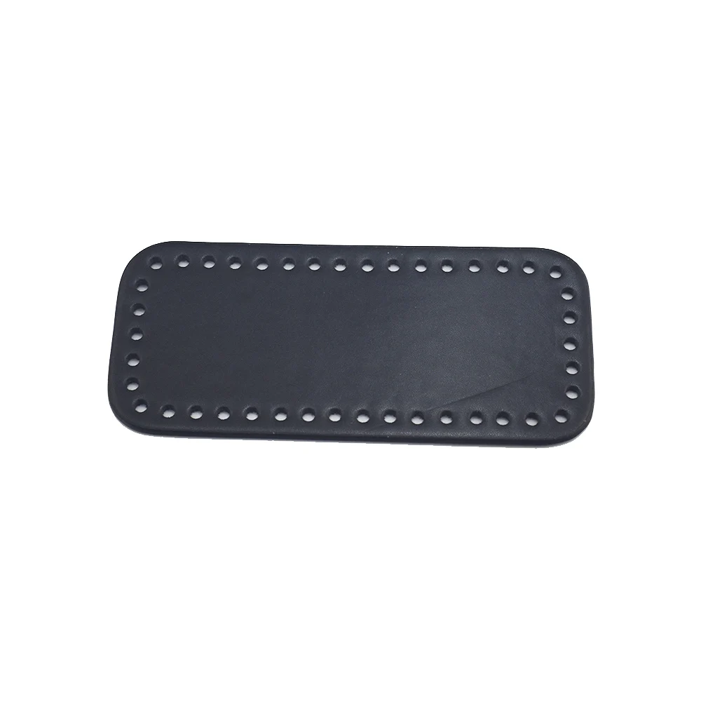 18x8cm Bottom for Knitting Bag Patent Leather Accessories Rectangle with Holes Black Bottoms For Handbags | Багаж и сумки