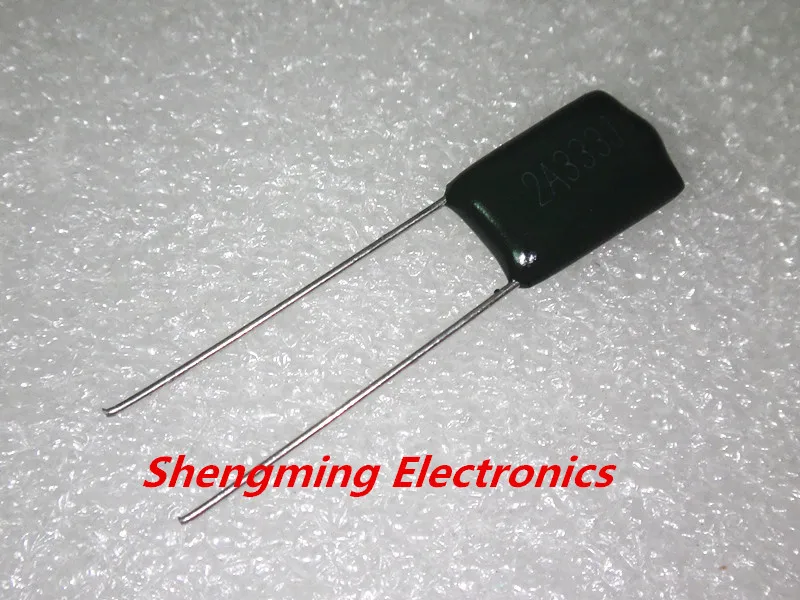 100 шт 2A333J 100V 0 033 мкФ 33NF Полиэфирные пленочные конденсаторы|polyester film capacitor|film