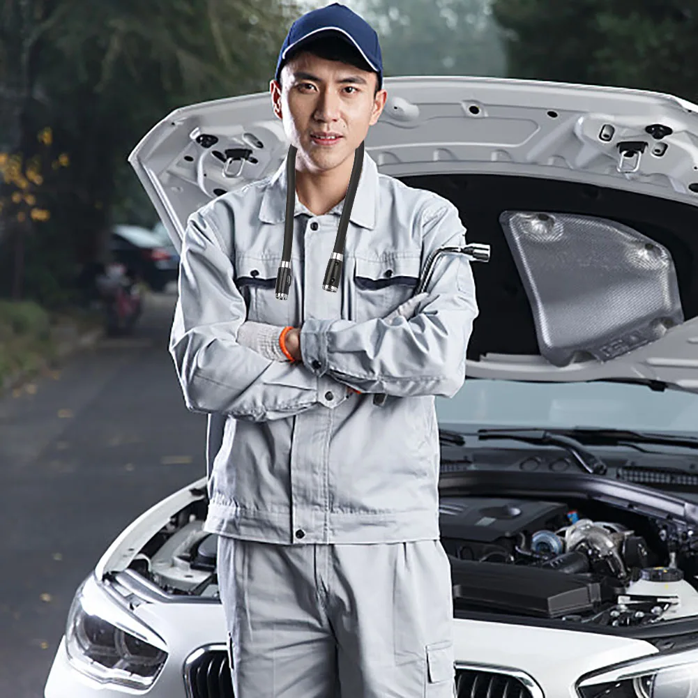 

4 White LED Flexible Handsfree Led Neck Light Hug Flashlight Book Reading Lamp Hug Light Novelty Led Night Light