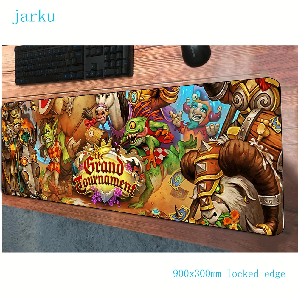 JARKU 900x300x3mm Hearthstone mouse pad gaming mousepad gamer mat High quality pads game computer padmouse laptop play | Компьютеры и