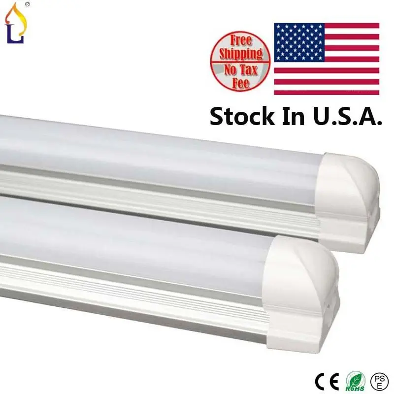 США складской запас горячая Распродажа 2017 года integrated супер яркость 24/26/48 Вт 4/5/8ft T8
