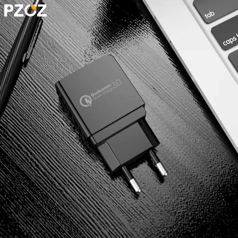 PZOZ для телефона Qualcomm Quick Charge USB 18 Вт дорожный Быстрый QC3.0 адаптер универсальная
