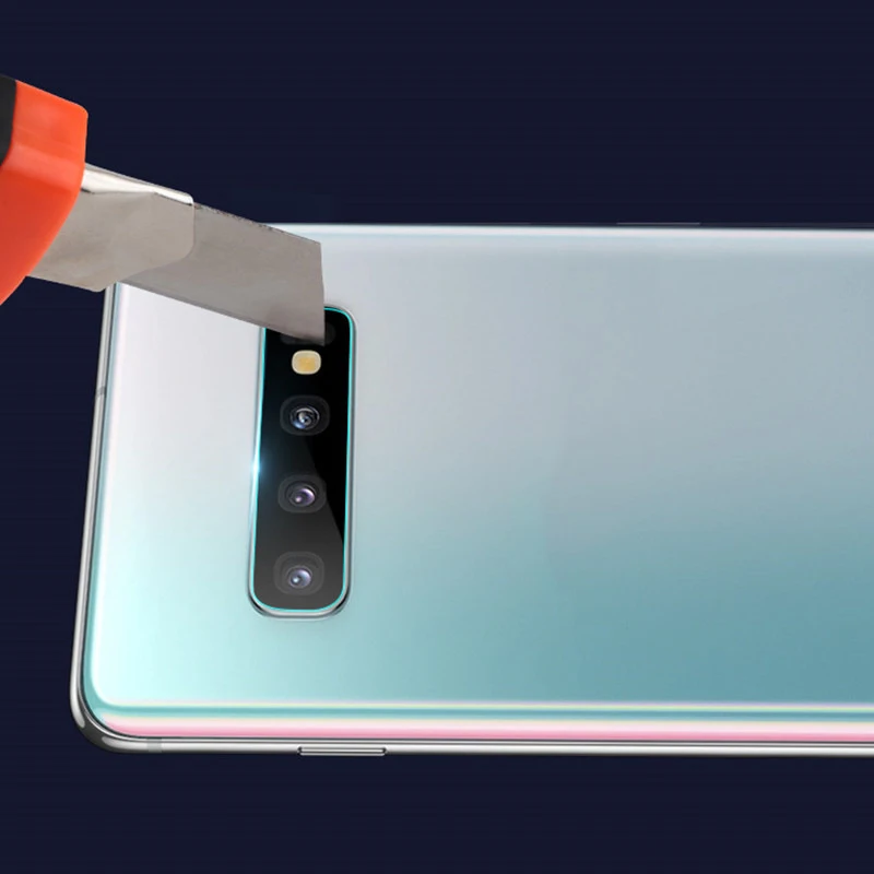 Объектив камеры Настоящее Закаленное стекло для Samsung Galaxy S10 S10e + Защитная пленка