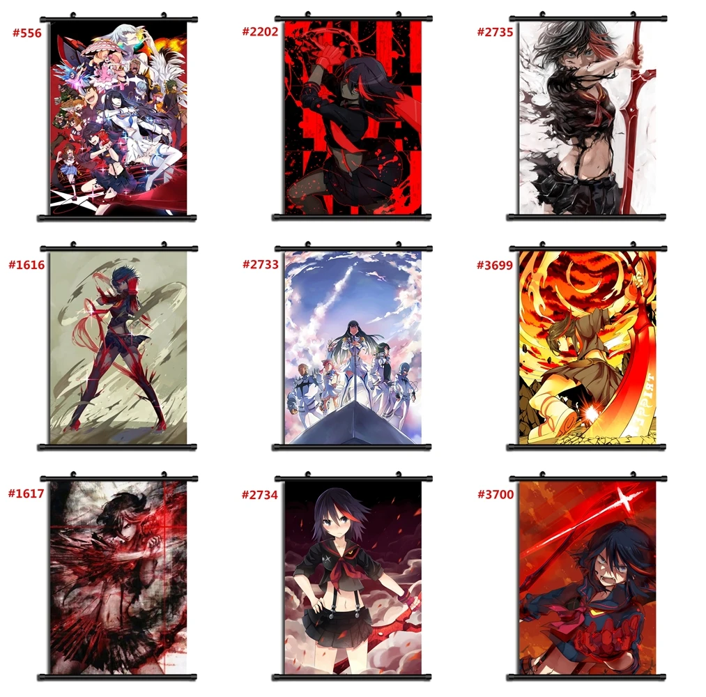 KILL la Аниме Манга настенный плакат свиток B|Рисование и каллиграфия| |