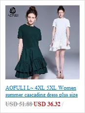 4XL/5XL контрастный галстук-бабочка свободное летнее платье для женщин плюс размер отложной воротник короткий рукав гофрированное Повседневное платье AOFULI A3992