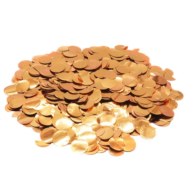 Champagne gold 20 г красочное пластиковое конфетти романтическое свадебное украшение Золото/Серебро Конфетти для воздушного шара День Рождения Вечеринка Детский душ DIY - Цвет: Champagne gold