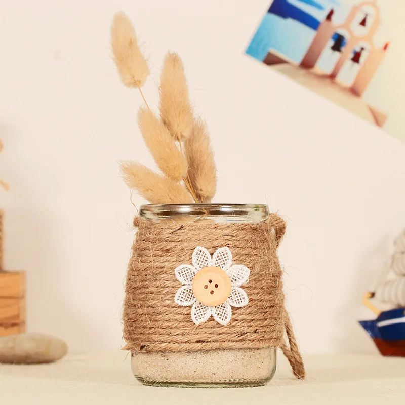 Творческий садоводческий стильные вазы Стекло домашний декор с украшениями в