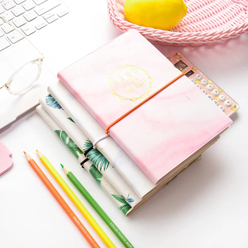 Catch Strap Notebook A6 чистая сетка Внутренняя Страницы корейский простой ноутбук 1