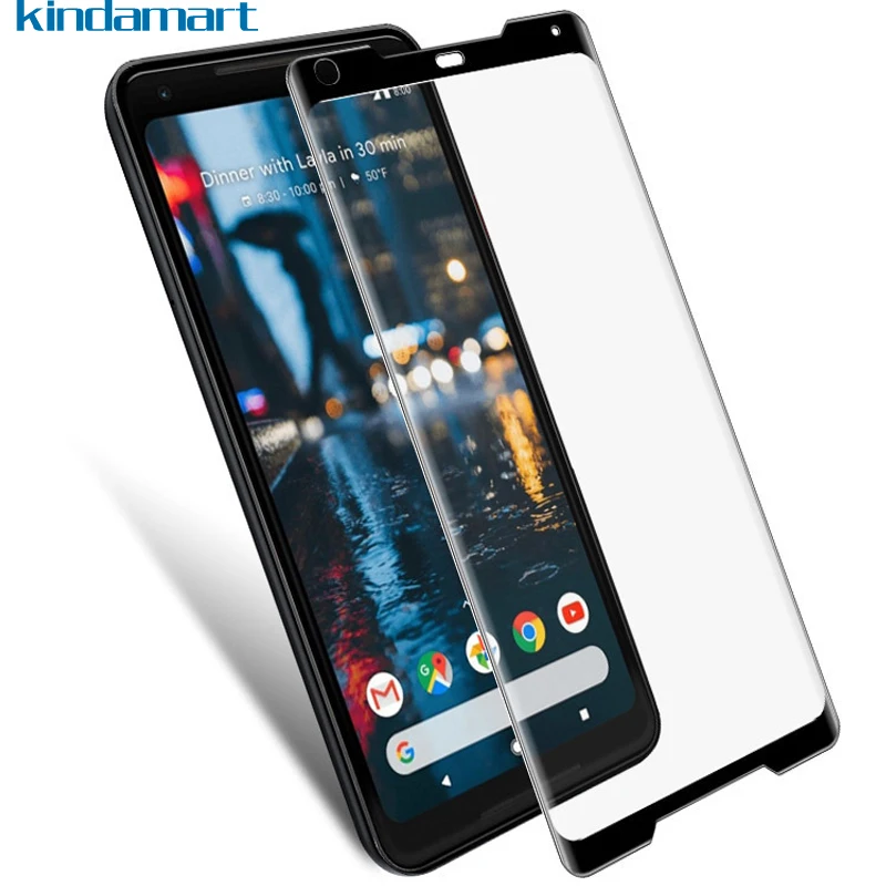 3D изогнутые края полное покрытие закаленное стекло для Google Pixel 2 / Защита экрана