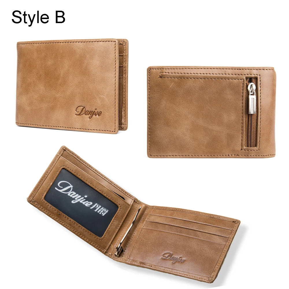 Кошелек мужской/женский из натуральной коровьей кожи с RFID-блокировкой | Багаж и