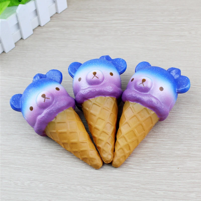 15 см Kawaii Мороженое медведь Ароматические дети мягкие игрушки замедлить рост