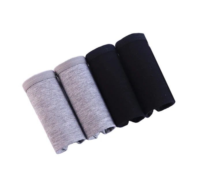 4pcs-A001-1-5 4 шт./лот, женские сексуальные трусики, Calcinha, хлопковые дышащие трусы, нижнее белье размера плюс S-3XL, однотонное нижнее белье, бесшовные трусики - Цвет: 4pcs-A001-1-5