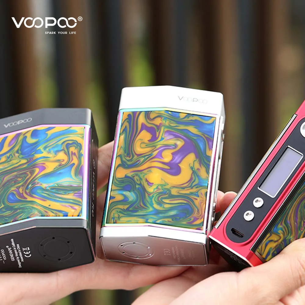 Оригинал VOOPOO TOO 180 Вт TC коробка мод Смола версия 18650 электронная сигарета питание