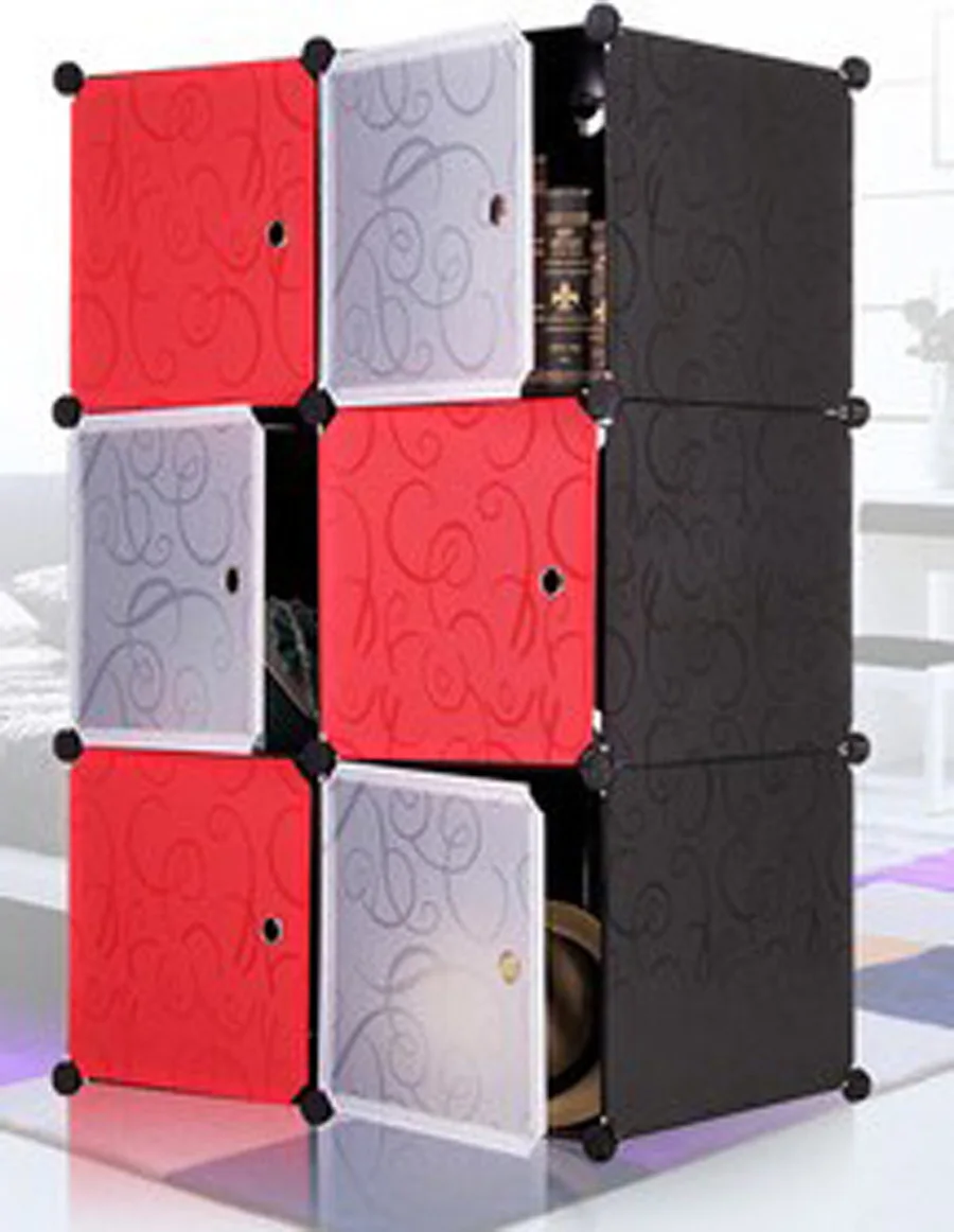 Шкаф для хранения одежды шкаф с отделкой DIY волшебный кусок комбинированный