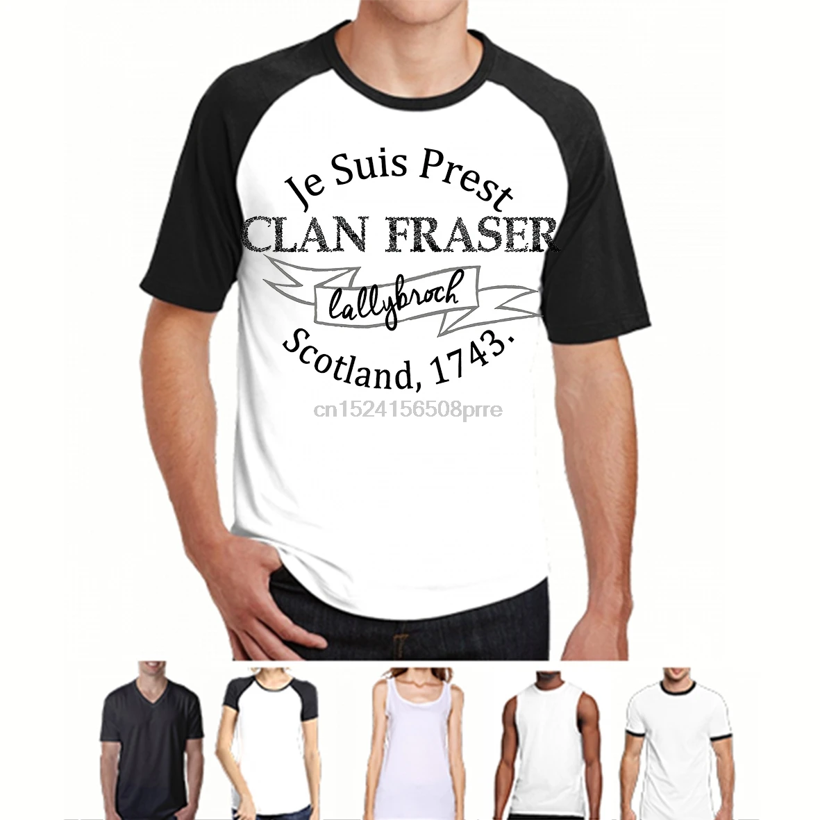 Модная классная мужская футболка женская смешная Clan Fraser Outlander Заказная печатная