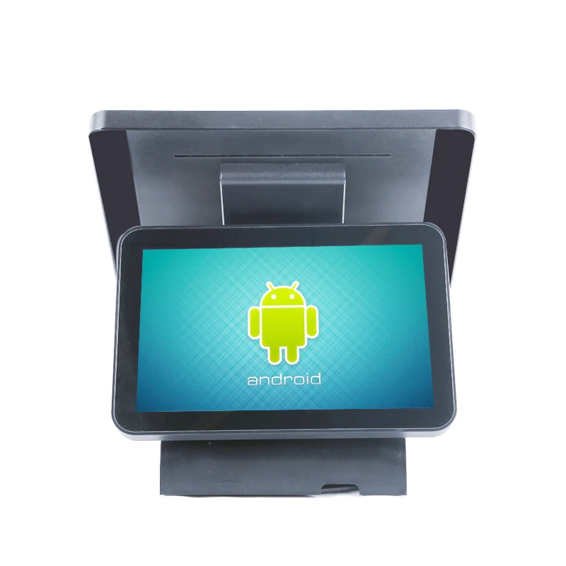 15 дюймов двойной экран сенсорный Android кассовый аппарат продажа в