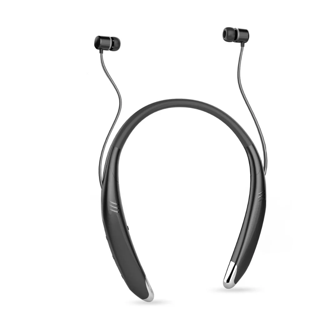 Беспроводная Bluetooth Спортивная гарнитура с шейным креплением HD удобные наушники