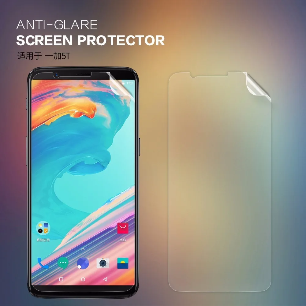 

for OnePlus 5T Screen Protector NILLKIN Super Clear /Matte Anti-fingerprint PET One Plus 5T Protective Film