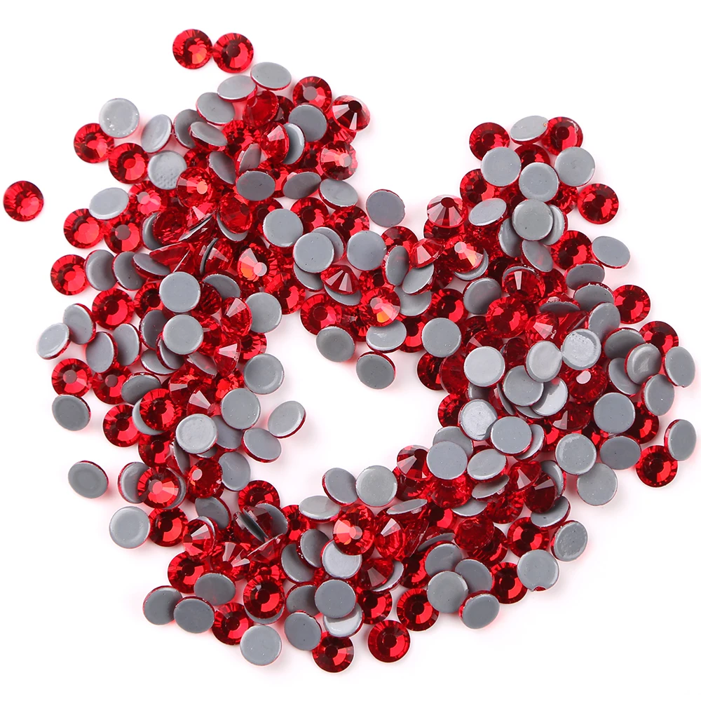 All Sizes Red Free Shipping Glass Iron Hot Fix Rhinestone Crystal Flatback Grey For Jewelry/Shoes/Dress Decoration | Дом и сад