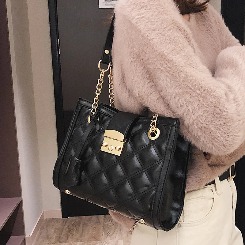 Европейская модная дама Tote Сумка 2019 новое качество ПУ искусственная кожа яркого