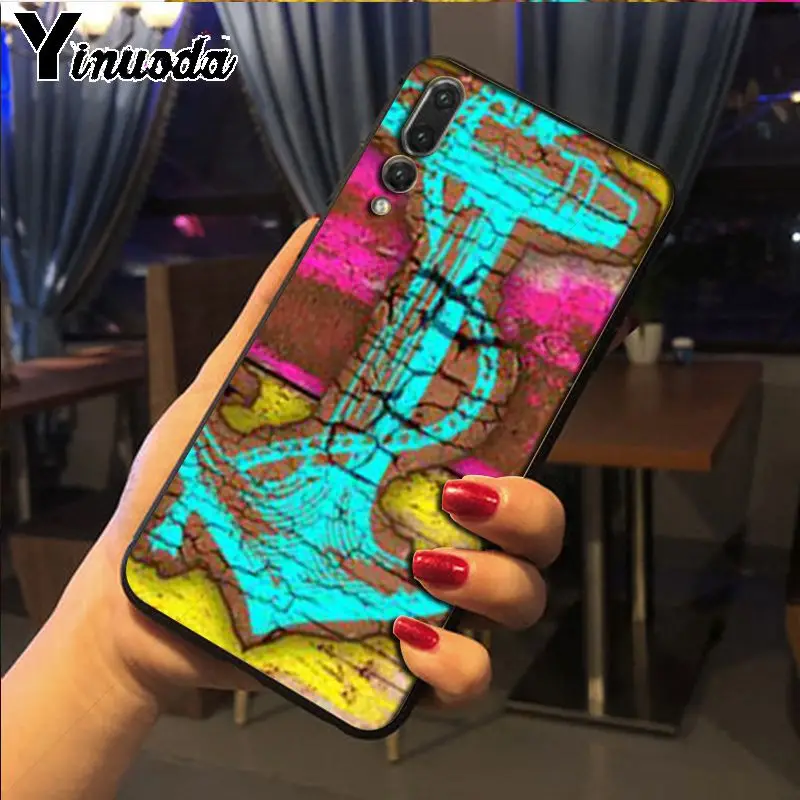 Yinuoda морской тату синяя лодка якорь арт Новинка чехол для телефона Fundas huawei p20 pro