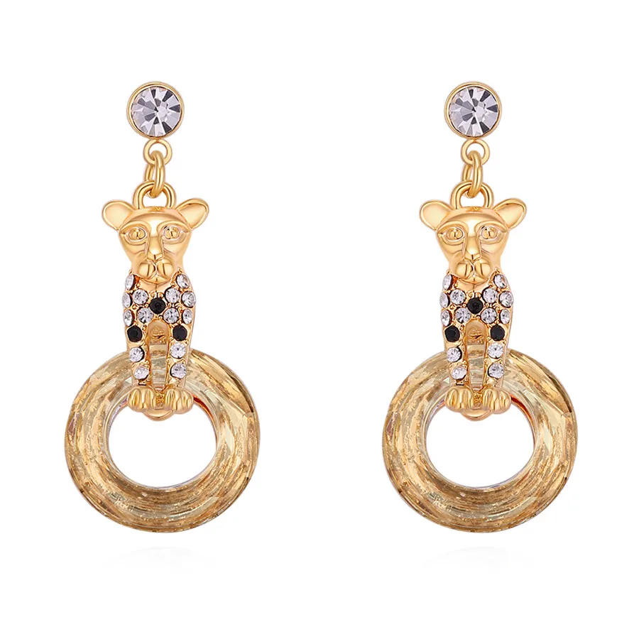 Серьги Bts zao корейские винтажные леопардовые серьги гвоздики для женщин 2018 с