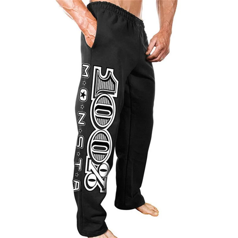 Новые спортивные брюки мужские Jogger тренировочные Штаны сжатия модные