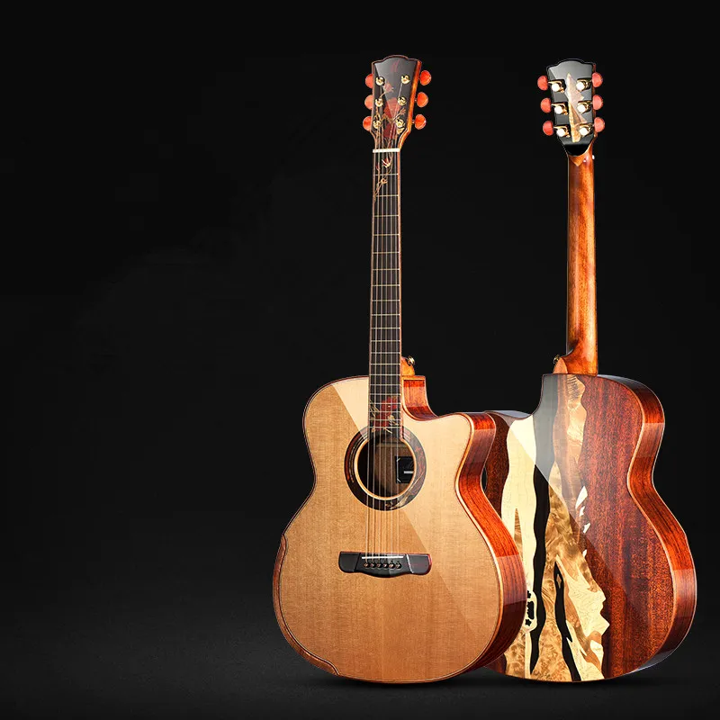 Meridaex Trema 41 "Solid Акустическая гитара из ели высокого класса Guitarra acustica|Гитары| |