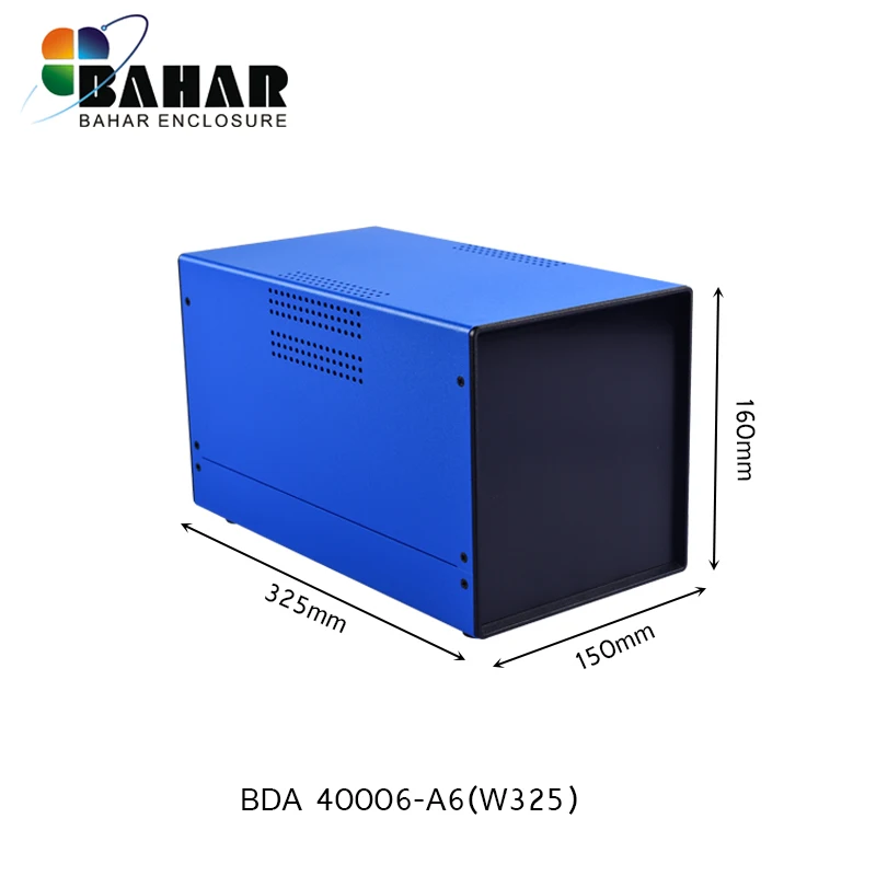 BDA40006-A6(W325)BTS 325*160*150 мм Железный корпус diy чехол для инструментов для проводных разъемов электронный корпус продукты проект коробка Железный корпус - Цвет: BDA40006-A6(W325)BTS