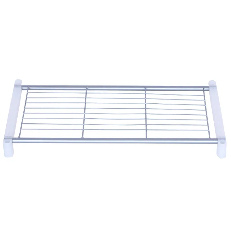 

Multifunctional Metal Microwave Oven Shelf Rack Double Layers Standing Type Kitchen Bathroom Office Storage Holders Storage Rack