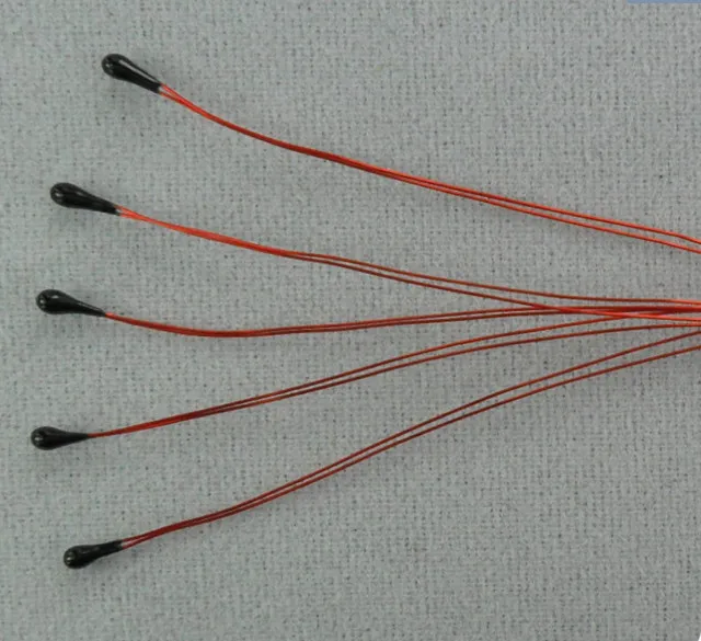 Эмалированная проволока NTC 10K 100 длина 75 мм диаметр 1% мм|thermistor wire|thermistor 10kthermistor 10k