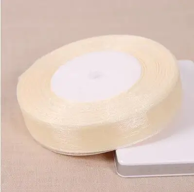 Лента из органзы 50 ярдов ширина 2 см|organza ribbon wedding|ribbon weddingribbon tape |