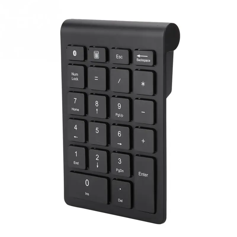 Черный 22 клавиши мини Numpad беспроводной Bluetooth цифровая клавиатура для Apple