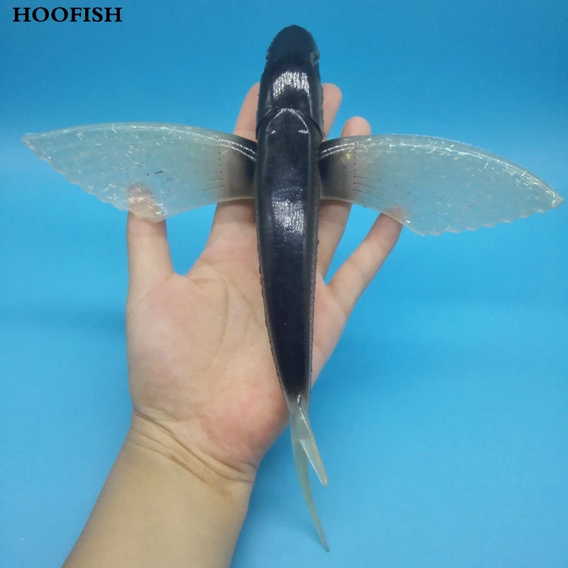

HOOFISH 120g/22cm The Flying Fish Lures 120g/64g Bionic Soft Bait Tuna Oil Sea Plane Lure Fishing Tackle