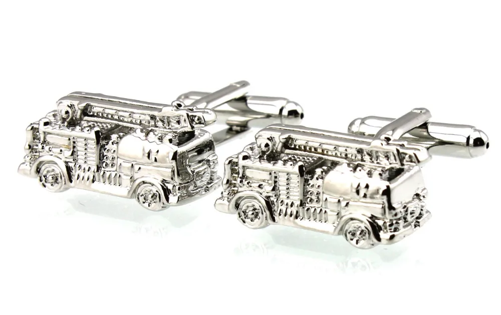 Мужские Запонки Sunnylink серебряные запонки для рубашки с 3d-рисунком пожарной
