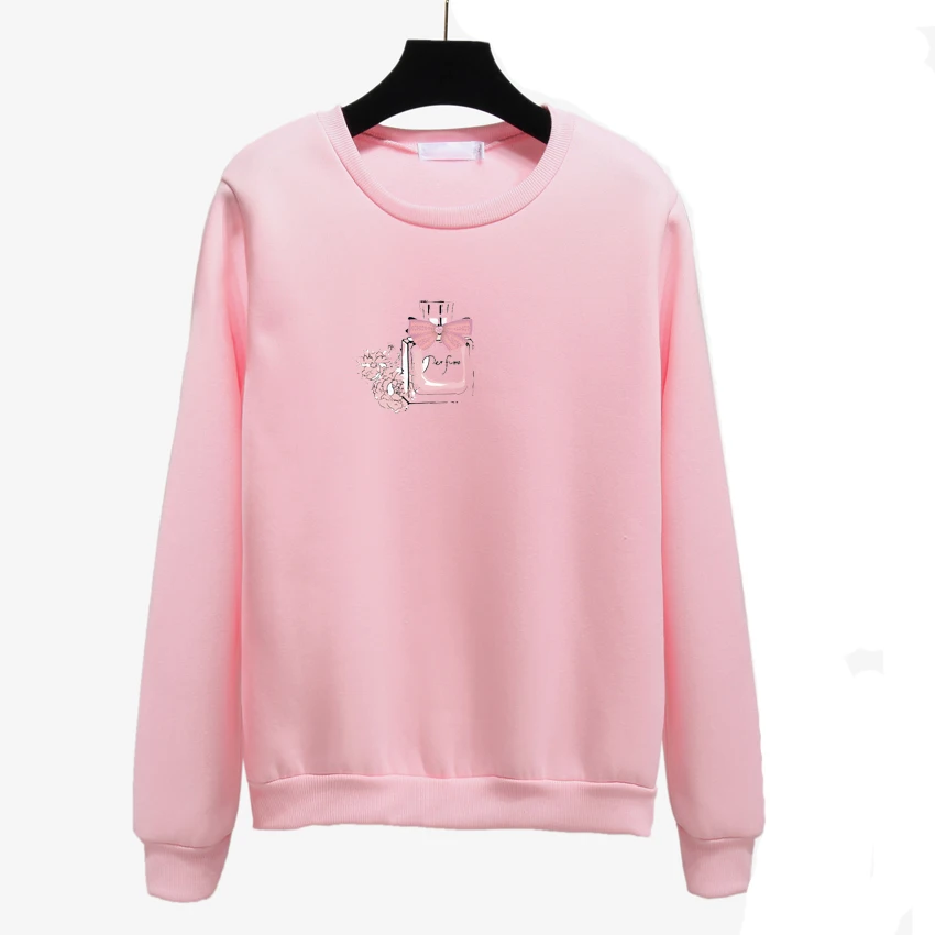 2018 зима-осень повседневные толстовки Для женщин толстовка Сгущает Дейзи флакон