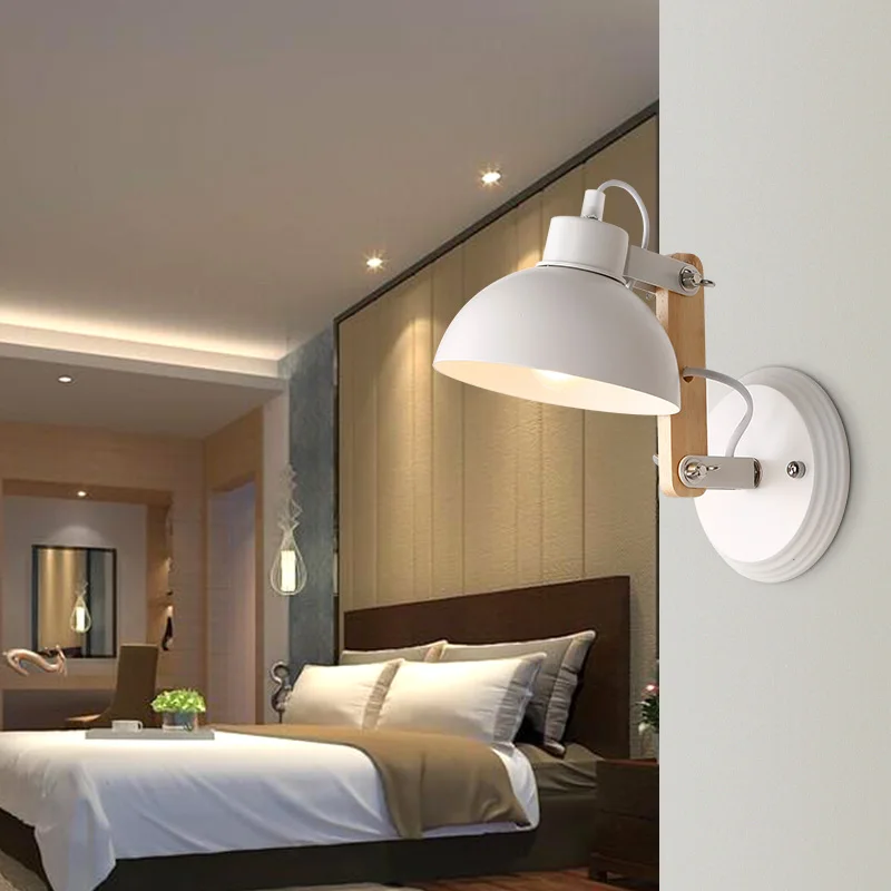 Простой современный гостиничный светильник в европейском стиле для спальни