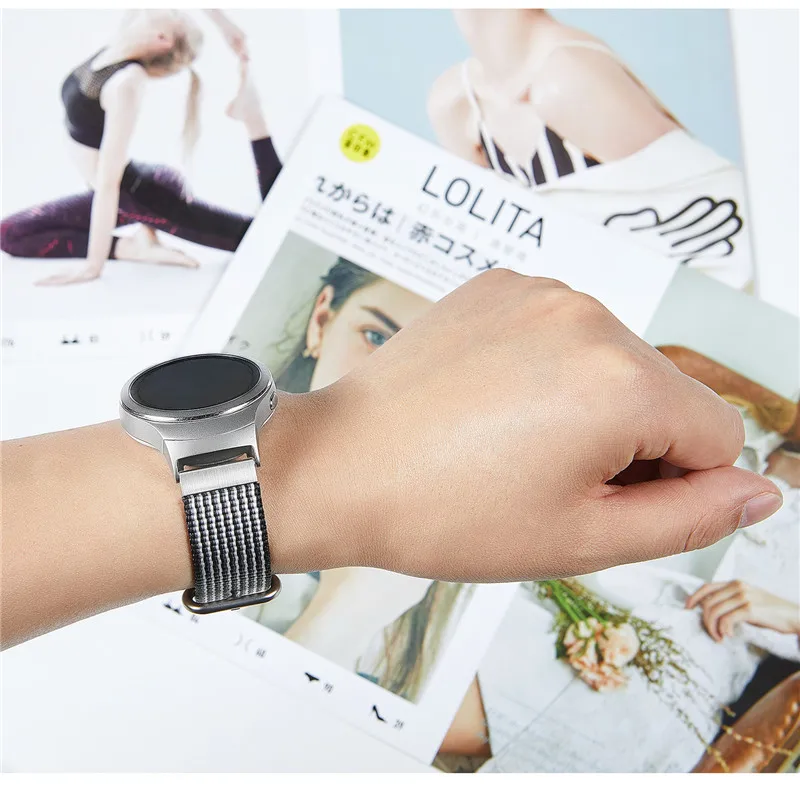 Ремешок из нейлона для Samsung gear S2 R720/R730 классические умные часы спортивный ремешок