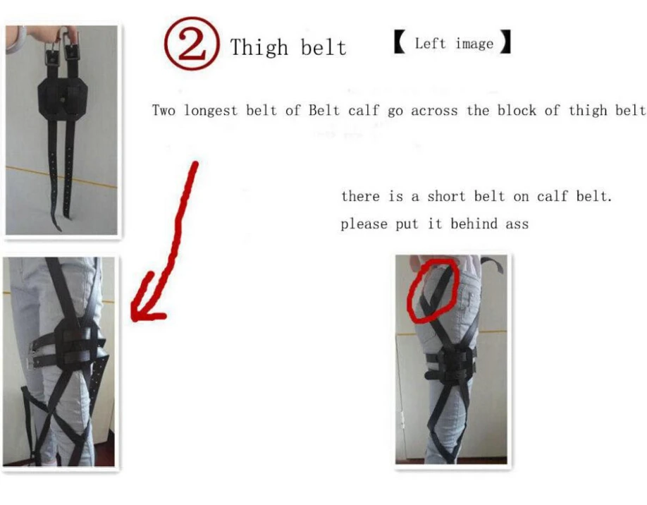 Ремни для костюма атака на Титанов регулируемые ремни косплея|belt punch|belt braceletbelt lot |