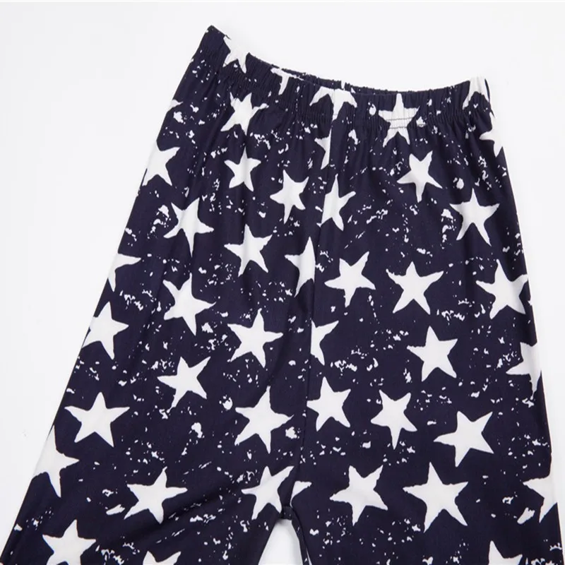 ARDLTME Causal Women Leggings 2021 Fashion Star Print Leggins High Wast Plus Size Elasticity Slim Pant legging for Woman
